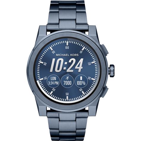 michael kors access mens grayson smartwatch mkt5028|Michael Kors Access Men's Grayson Stainless Steel .